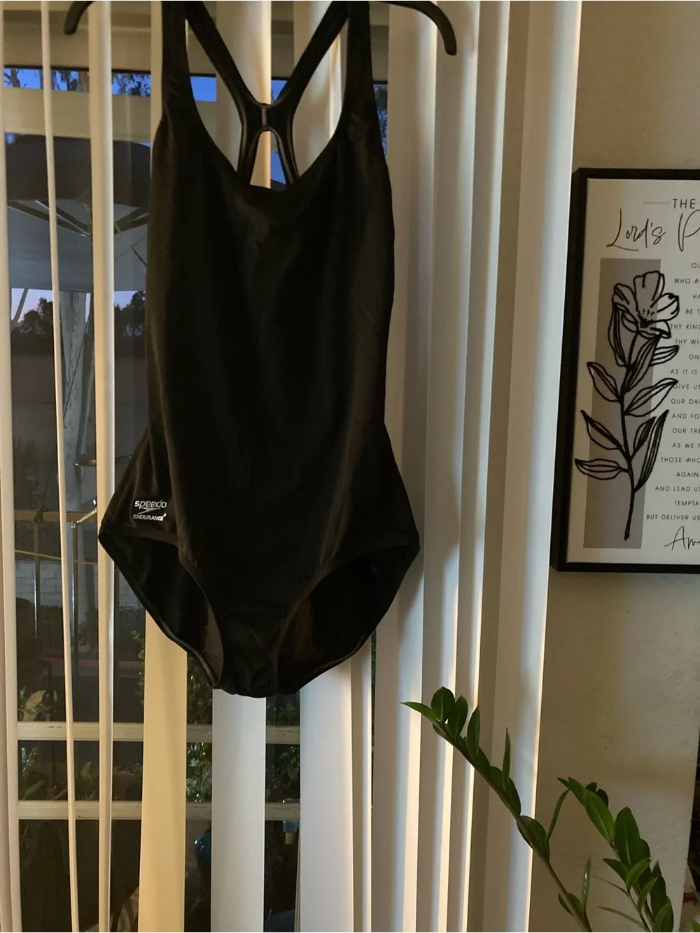 Speedo Women’s Black One-Piece Swimsuit - Classic Support